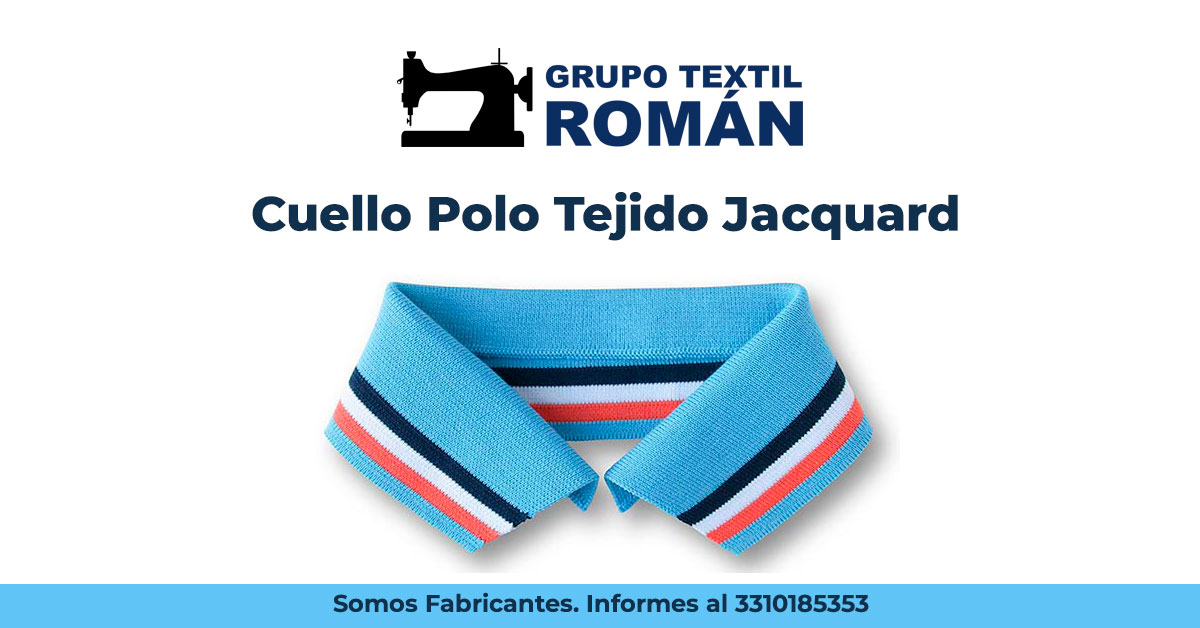 Persistente Además Sensible Cuello Polo Tejido jacquard. Somos Fabricantes. - Grupo Textil Román