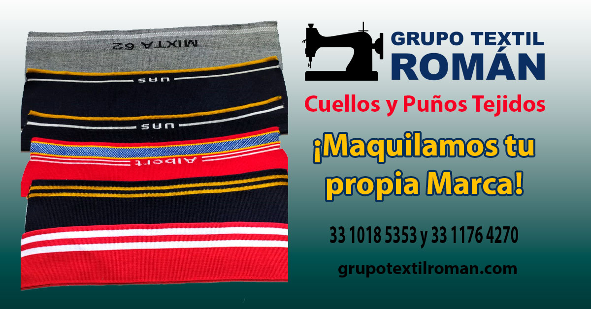 Cuellos y puños tejidos Colima Archives - Grupo Textil Román