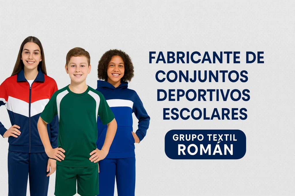 fabricante de conjuntos deportivos escolares