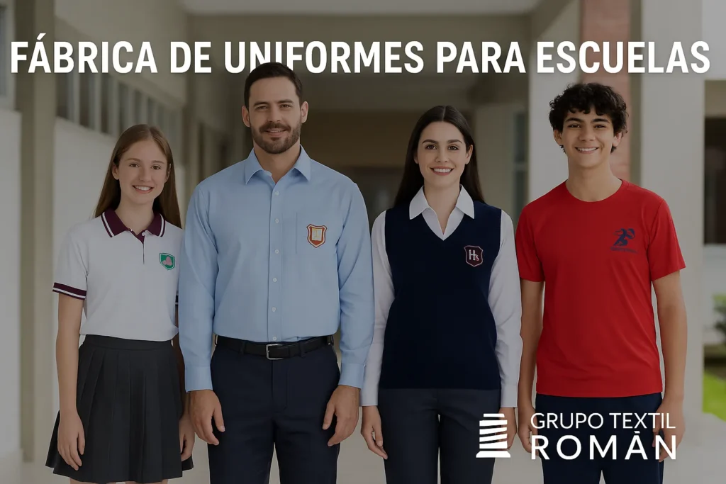 fábrica de uniformes para escuelas